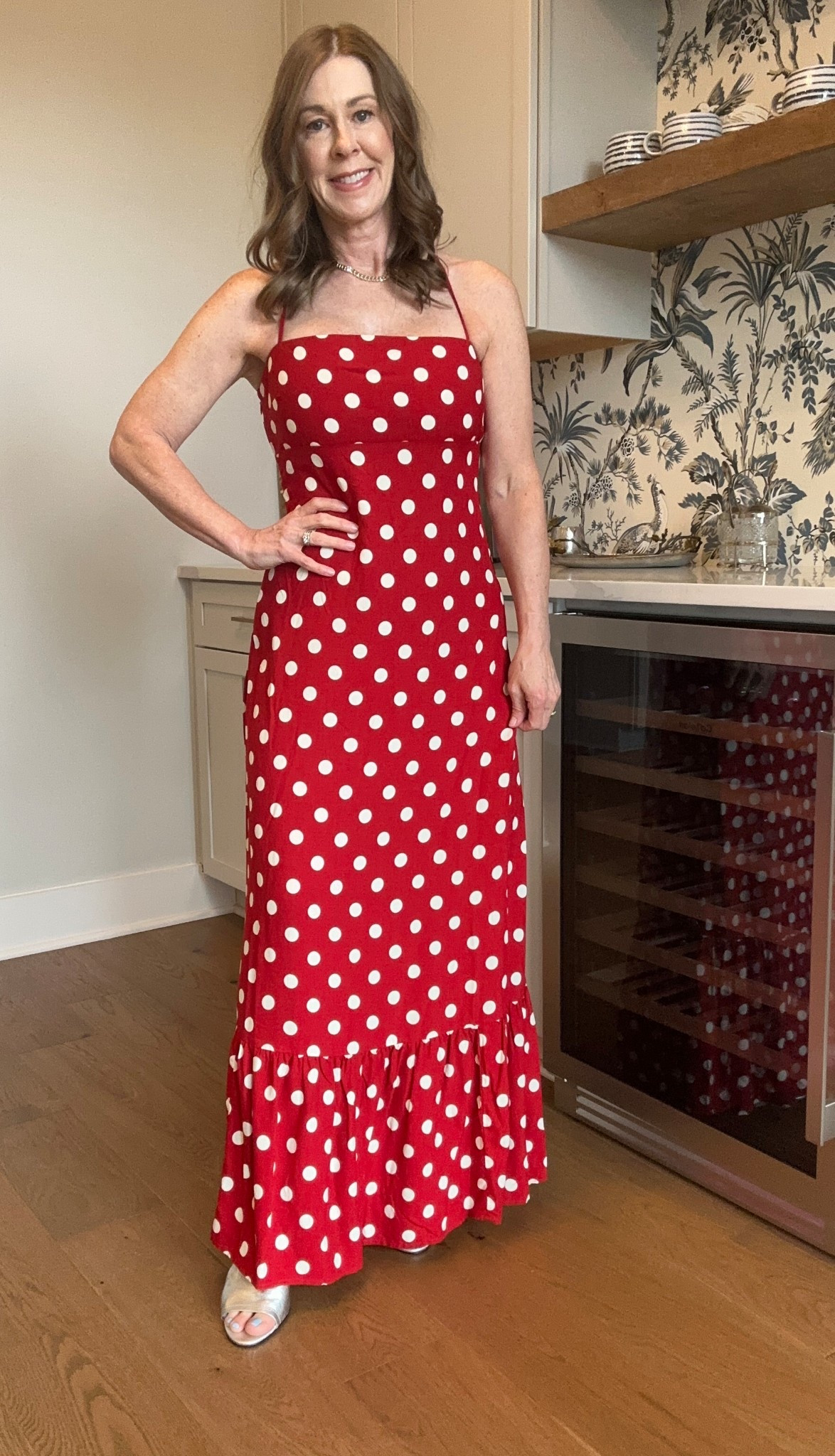 Obsessed with polka dots! This one is a full maxi so it was too long on me! It’s so pretty! TTS
#target 

#LTKPetite #LTKootd