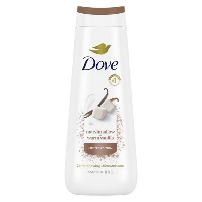 Dove Beauty Limited Edition Body Wash - Marshmallow & Warm Vanilla - 20 fl oz | Target