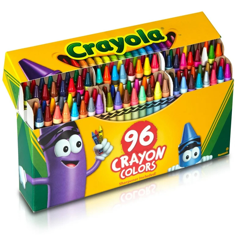 Crayola Crayon Set, 96 Ct, Back to School Supplies, Classroom Supplies for Teachers, Art Gift | Walmart (US)