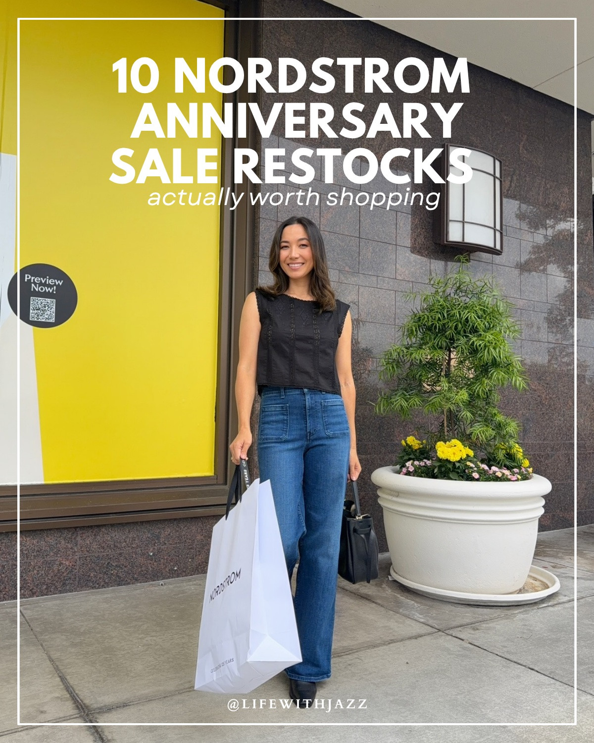 Nordstrom anniversary sale restock that are actually worth shopping for!

1. Coach convertible purse 
2. Madewell suede tote — available in a beautiful light brown shade 
3. Paige designer jeans 
4. Steve Madden booties 
5. Minimal jewelry under $150 
6. Blondo waterproof booties - brown ones I’m wearing are not part of the sale, but are available 
7. Zella sports bra + leggings 
8. Chantelle hipster panties 
9. Natori underwire bra 
10. Charlotte tilburry setting spray 

Nsale / beauty / boots / fall shoes / jeans

#LTKSaleAlert