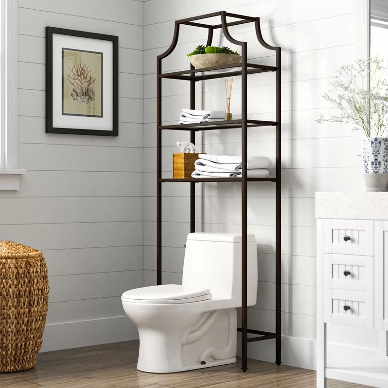 Otha Metal Freestanding Over-The-Toilet Storage | Wayfair North America