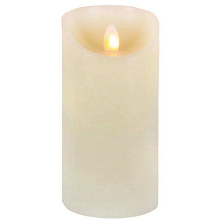 Gerson 44610 - 3 x 6 Bisque Aurora Flame Battery Operated Candle Light with Timer | Walmart (US)