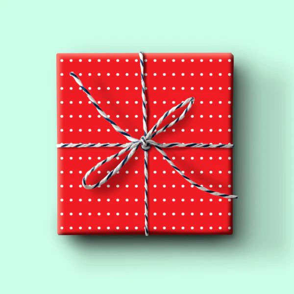 Red Dot Holiday Gift Wrap | Joy Creative Shop