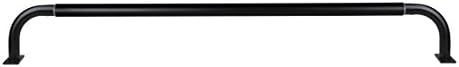 MERIVILLE 1-Inch Diameter Wraparound Blackout Curtain Rod, 84-Inch to 120-Inch, Black Finish | Amazon (US)