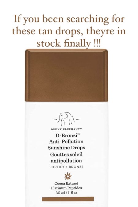 Viral Drunk elephant tan drops in stock! 