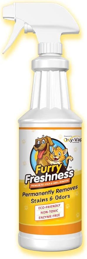 FurryFreshness Extra Strength Cat or Dog Pee Stain & Permanent Odor Remover + Smell Eliminator -R... | Amazon (US)