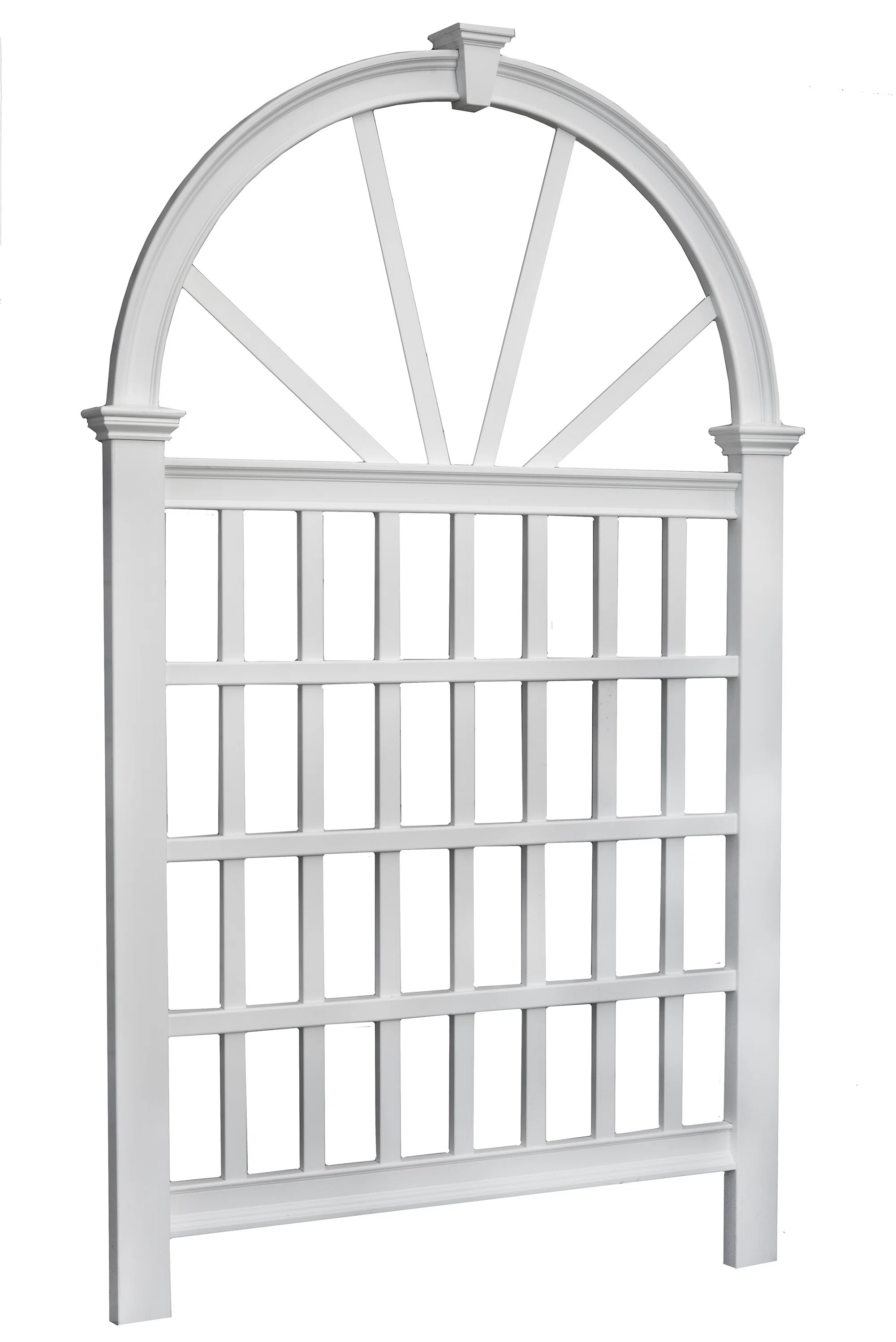 Kerrimore Vinyl Arched Trellis | Wayfair Professional