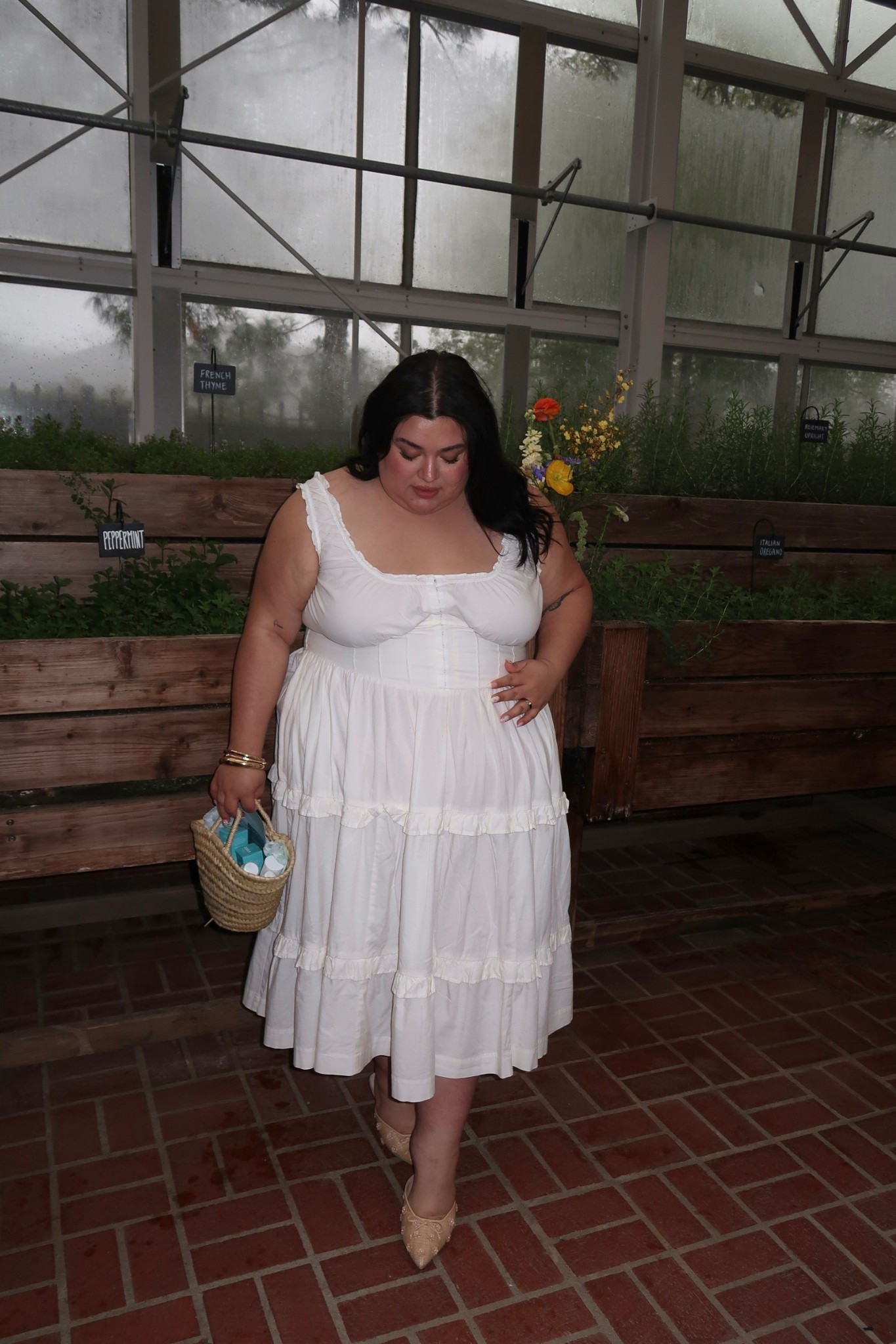 dress: 2X 
shoes: 10.5 (wide feet friendly but did have to size up a half size) 

#LTKPlusSize #LTKFindsUnder100 #LTKStyleTip