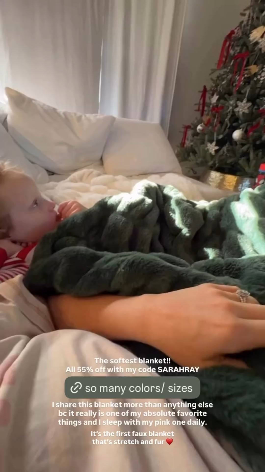 Use code SARAHRAY for 55% off of everything in their store, including the candles and pillow pillows!! I share this so much because it really is the best gift I use my pink faux fur blanket every single night and this is the only one you can find that actually stretches too. It goes back into shape. I highly recommend it! It’s the first faux blanket that’s stretch and fur ♥️


Lola, Lola blanket, cozy, faux furFew, gift idea, gift