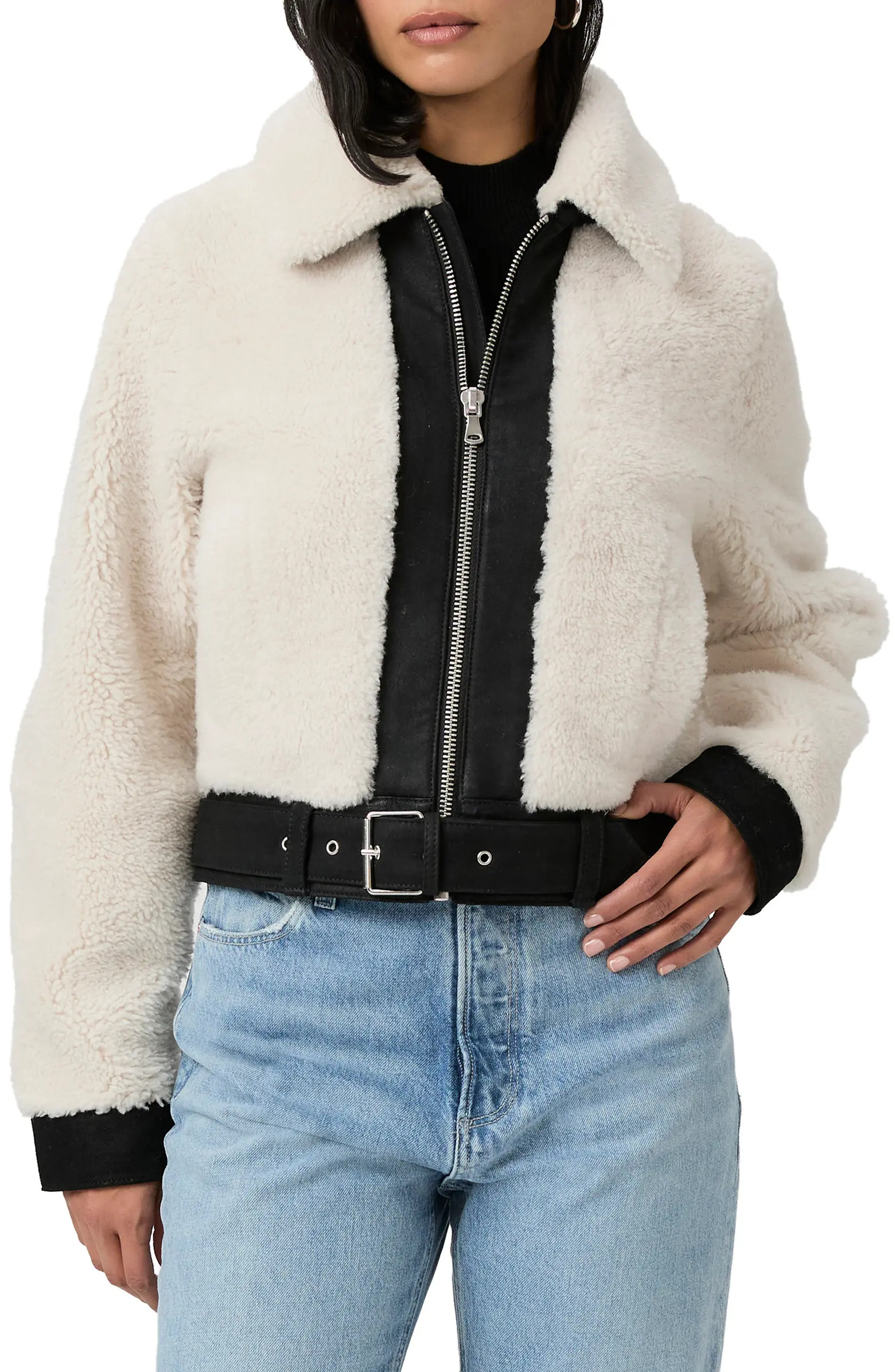 Rhone Genuine Shearling & Suede Jacket | Nordstrom Rack
