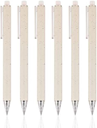 RIANCY 6PACK cute pen, black gel in pens 6Pack,0.5mm, Black Ink Ballpoints Pen Black Gel Pens Qui... | Amazon (US)