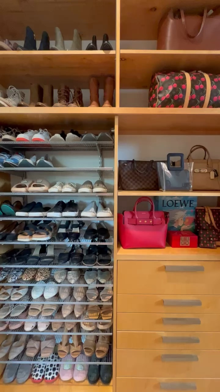 Baskets and thoughtful primary closet organization with Graceful Spaces 
#primarycloset #closetorganization 

#LTKfamily #LTKhome #LTKworkwear