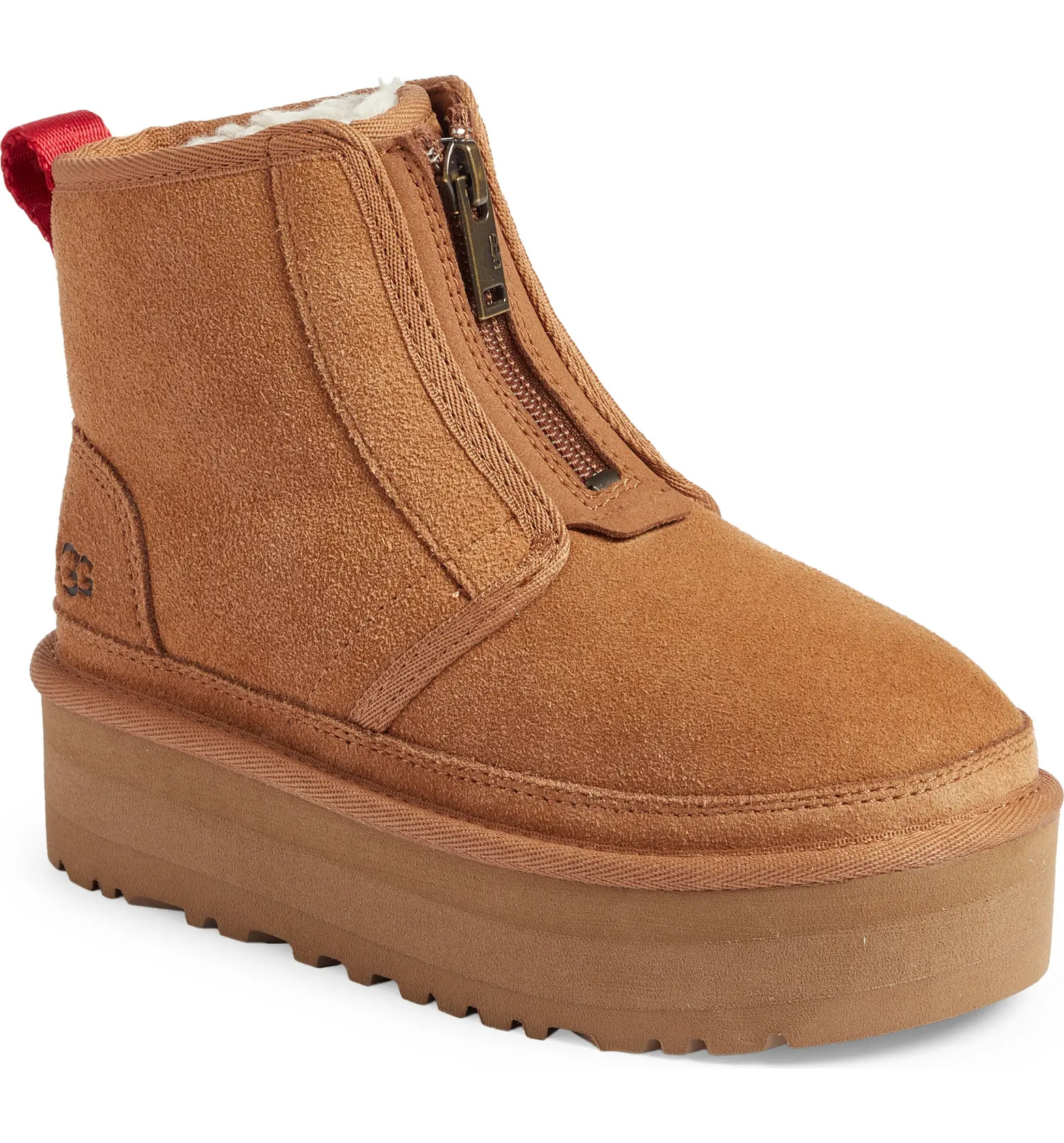 Kids' Neumel Zip Platform Boot | Nordstrom