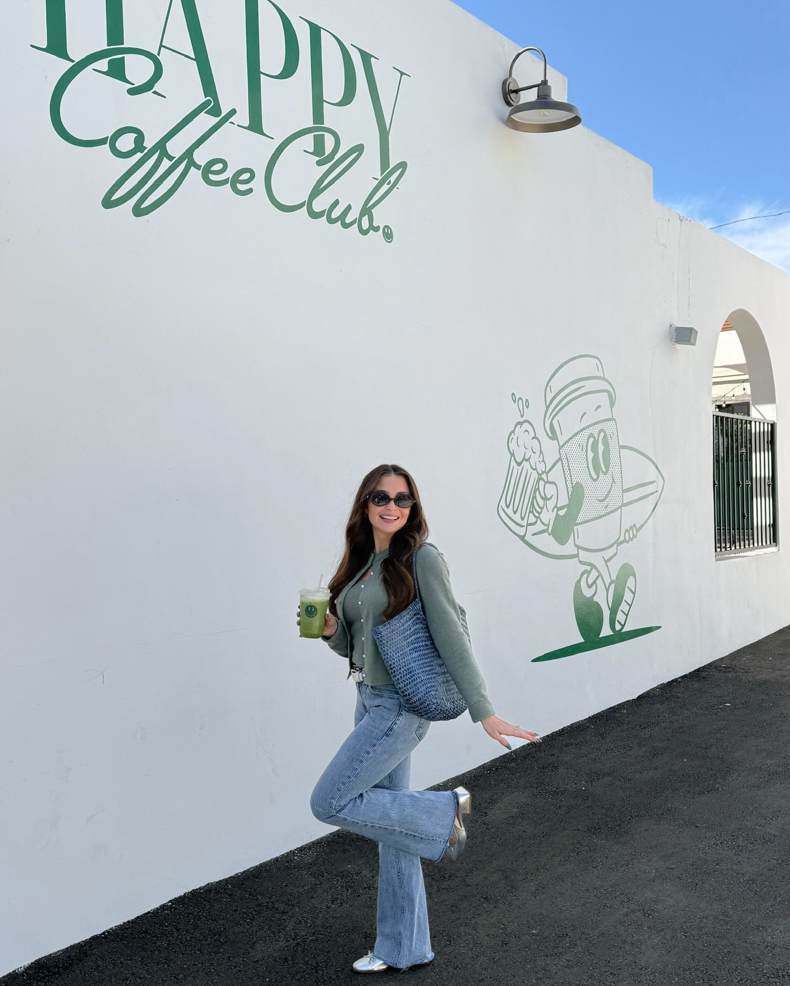 Coffee date

Silver flats, mid rise jeans, Abercrombie jeans, blue bag, dragon diffusion, dragon diffusion Nantucket bag, green sweater, matching sweater top, spring outfit, green blue outfit, amazon sunglasses

#LTKootd #LTKPetite #LTKSeasonal