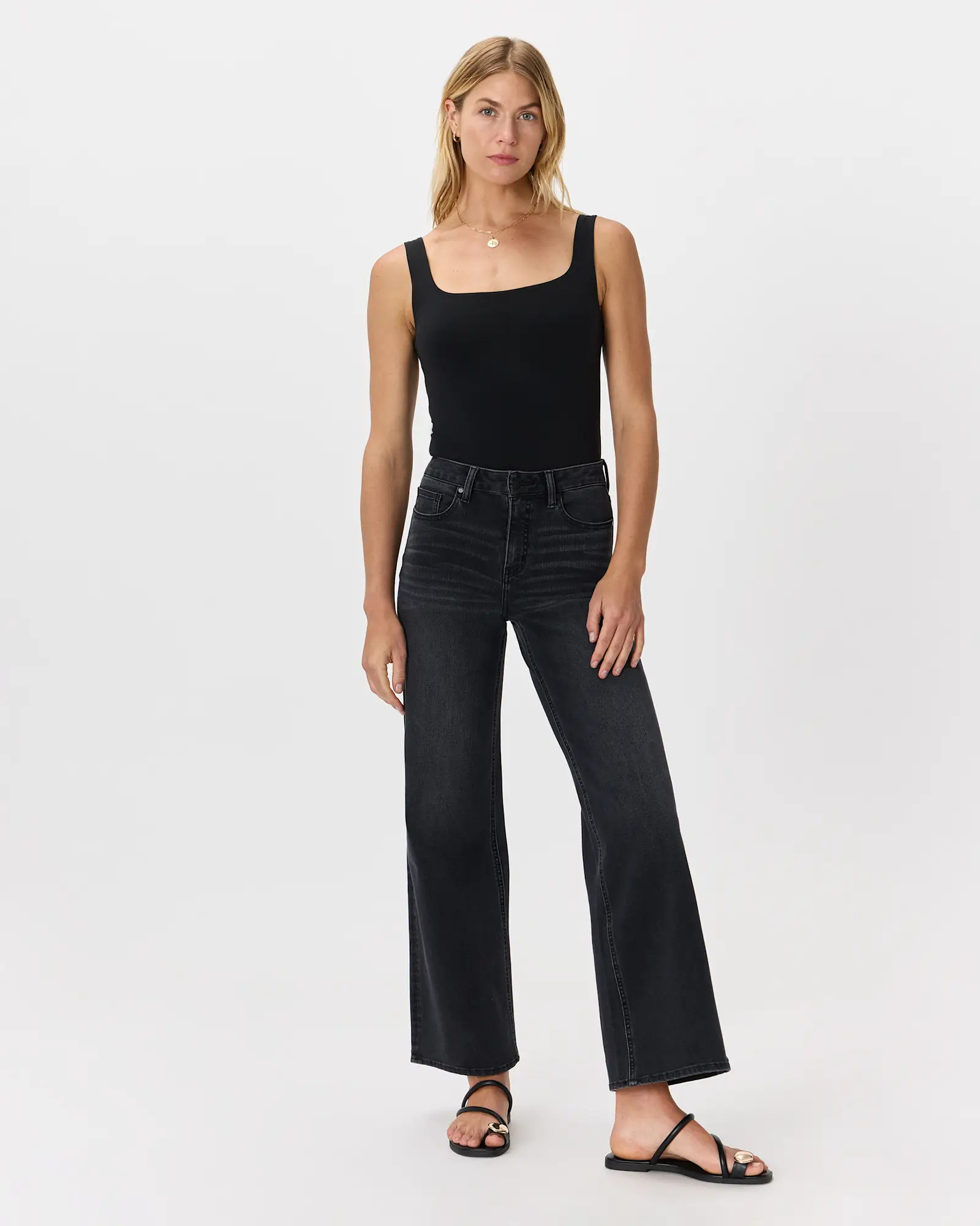 Bella Stretch Wide Leg Jeans | Quince