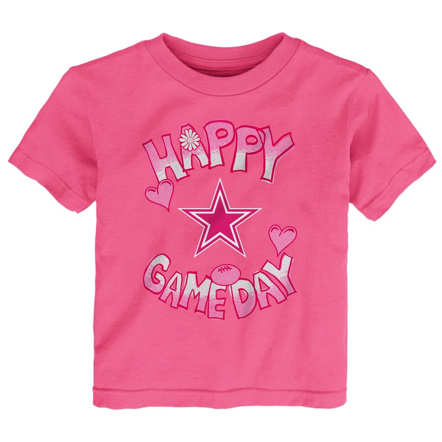 Dallas Cowboys Infant Happy Gameday T-Shirt - Pink | Fanatics