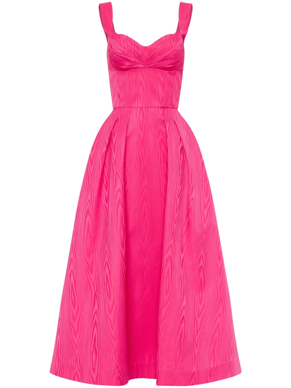 Rebecca Vallance Lyla Taffeta Midi Dress - Farfetch | Farfetch Global