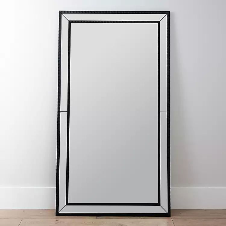 New!Large Black Luxe Frame Wall Mirror, 67.2x37.2 | Kirkland's Home