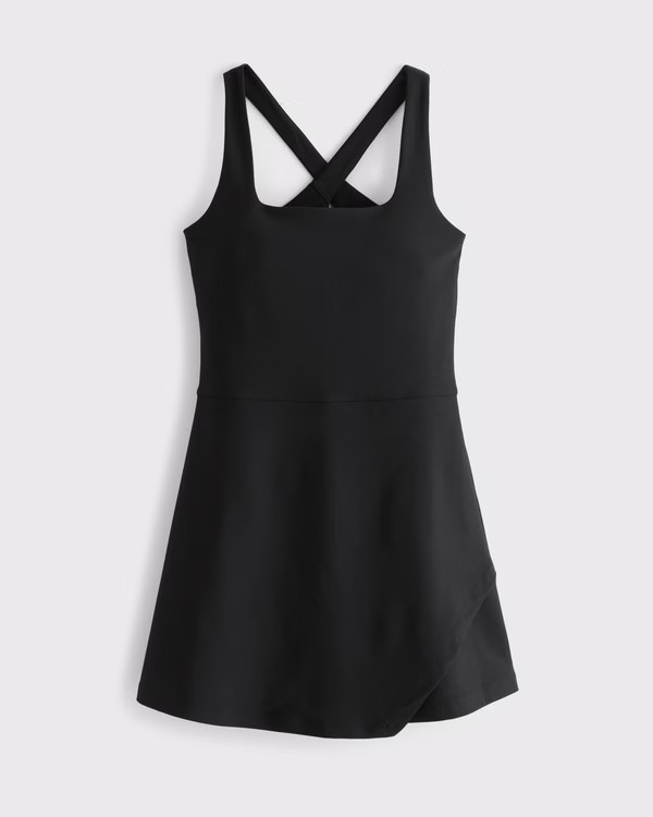 Women's YPB sculptLUX Cross-Back Mini Dress | Women's Active | Abercrombie.com | Abercrombie & Fitch (US)