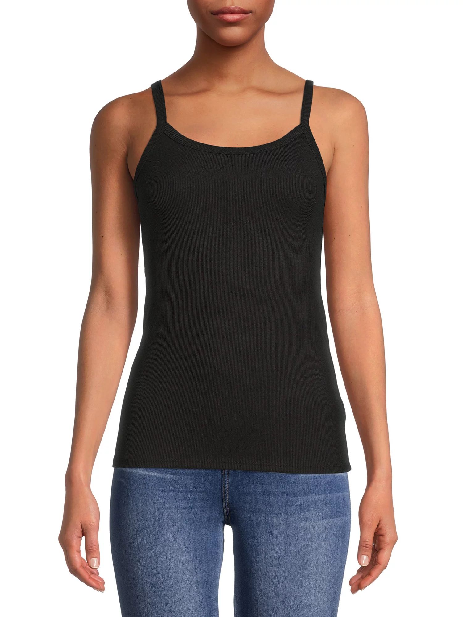 No Boundaries Juniors Ribbed Cami | Walmart (US)