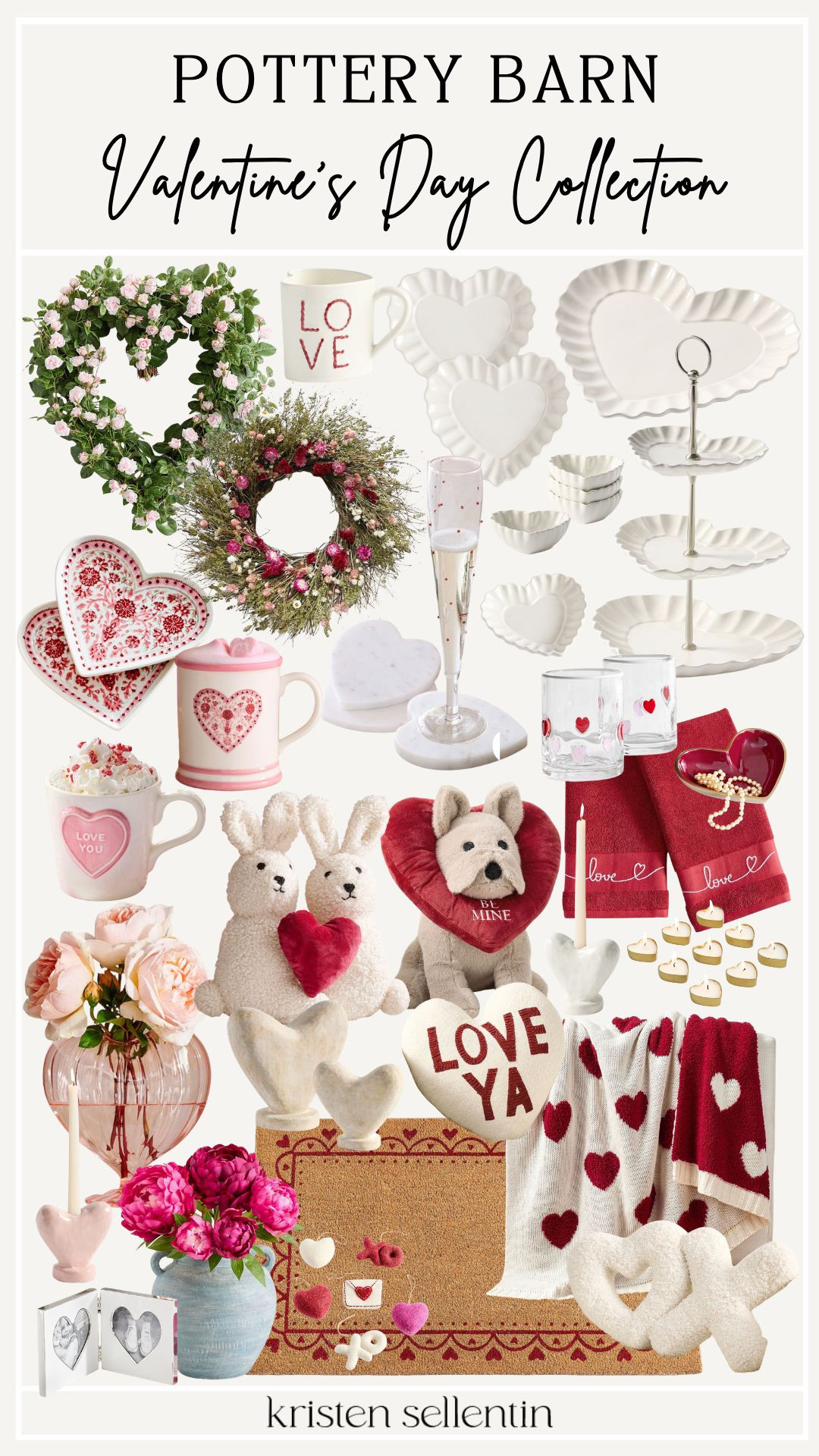 Pottery Barn Valentine's Day Collection! Loving the new Heirloom Scalloped Heart Stoneware and adorable pillows! 

 

#LTKSeasonal #LTKHome #LTKFindsUnder100