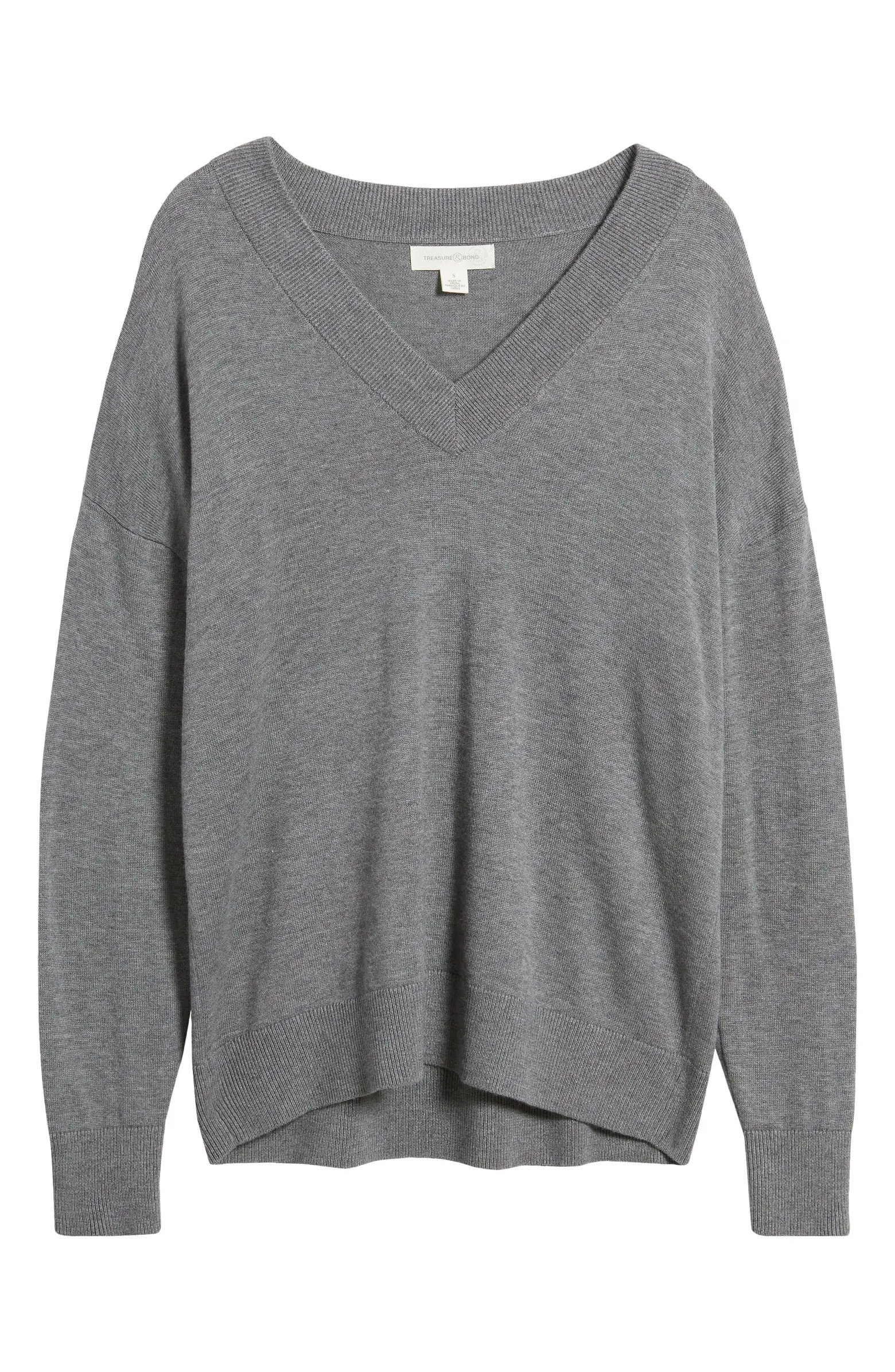 Relaxed V-Neck Sweater | Nordstrom