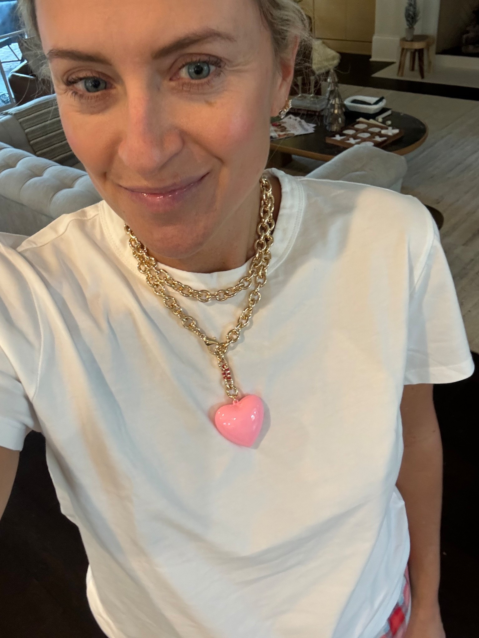 Fit of this tee is so good, glad I snagged it.  Also this necklace.  On sale and totally fun 

#LTKSaleAlert #LTKGiftGuide #LTKmomlife