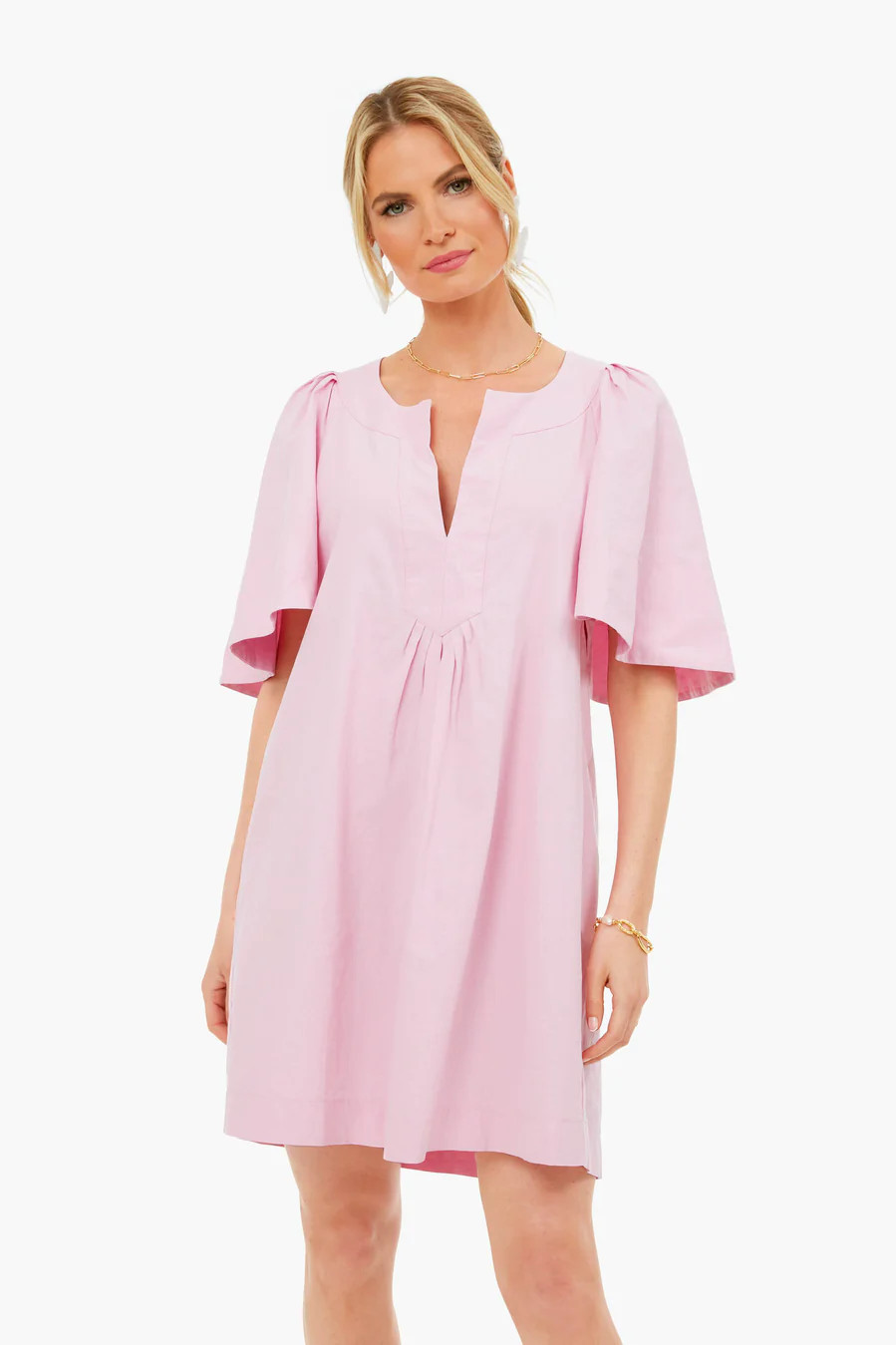 Orchid Pink Finley Flutter Sleeve Dress 
                Pomander Place | Tuckernuck (US)