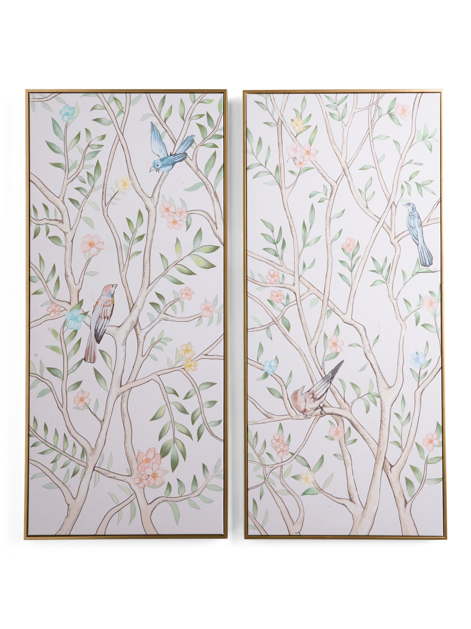 Set Of 2 18x40 Soft Chin Panel Framed Wall Art | TJ Maxx