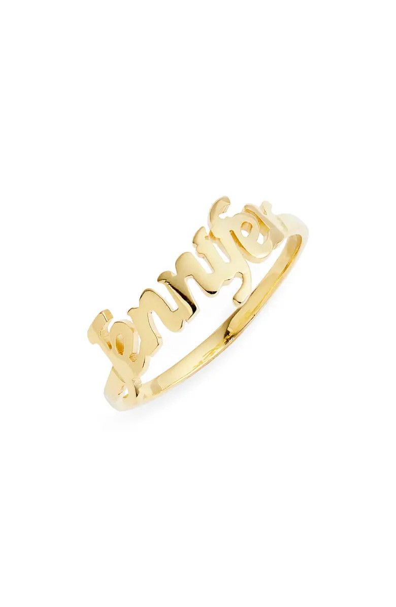 Argento Vivo Personalized Sterling Silver Ring | Nordstrom