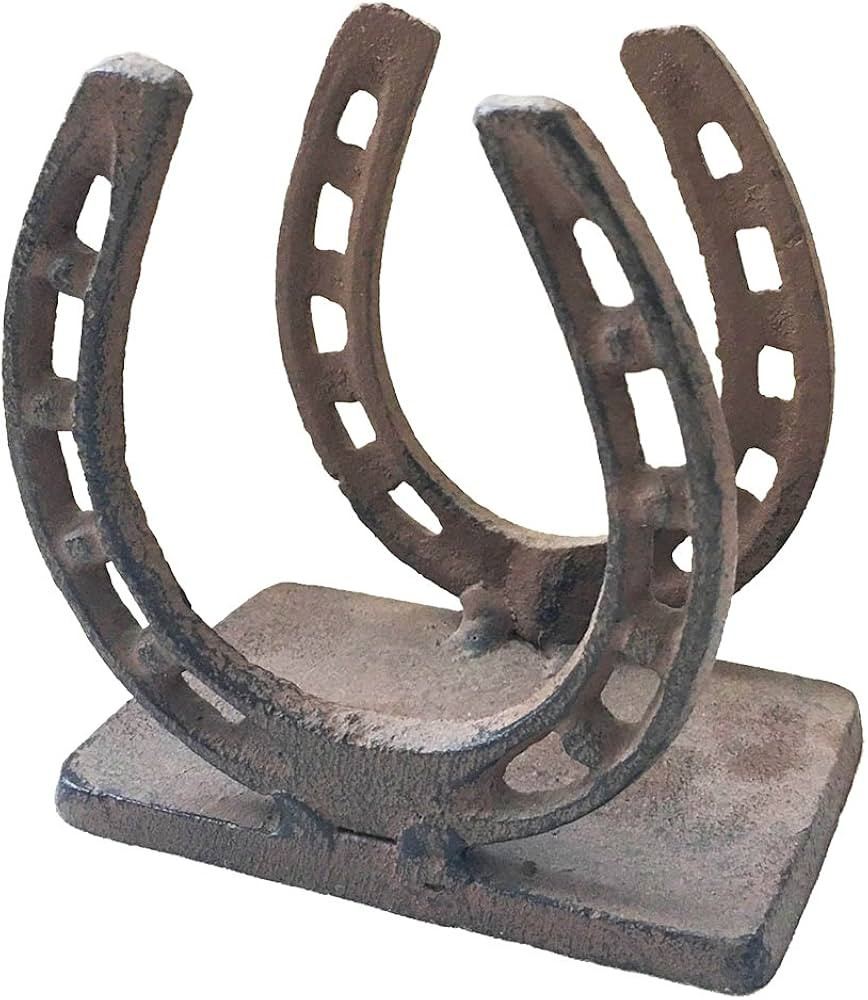 Comfy Hour Praying Antique and Vintage Collection Cast Iron Solid Heavy Horseshoe Napkin Holder, ... | Amazon (US)