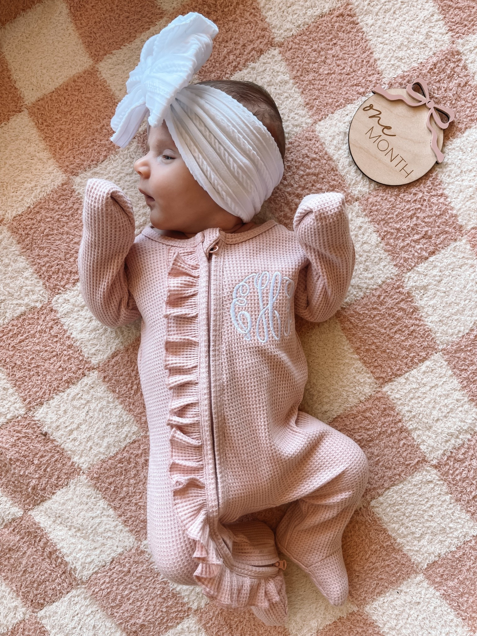 Newborn baby girl • baby girl milestone • going home outfit • hospital outfit • Etsy shop • small business • custom gift • baby registry 

Caden lane code: RHEALEAHH

#LTKKids #LTKBaby #LTKBump