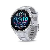 Garmin Forerunner® 965 Running Smartwatch, Colorful AMOLED Display, Training Metrics and Recovery Insights, Whitestone and Powder Gray | Amazon (US)