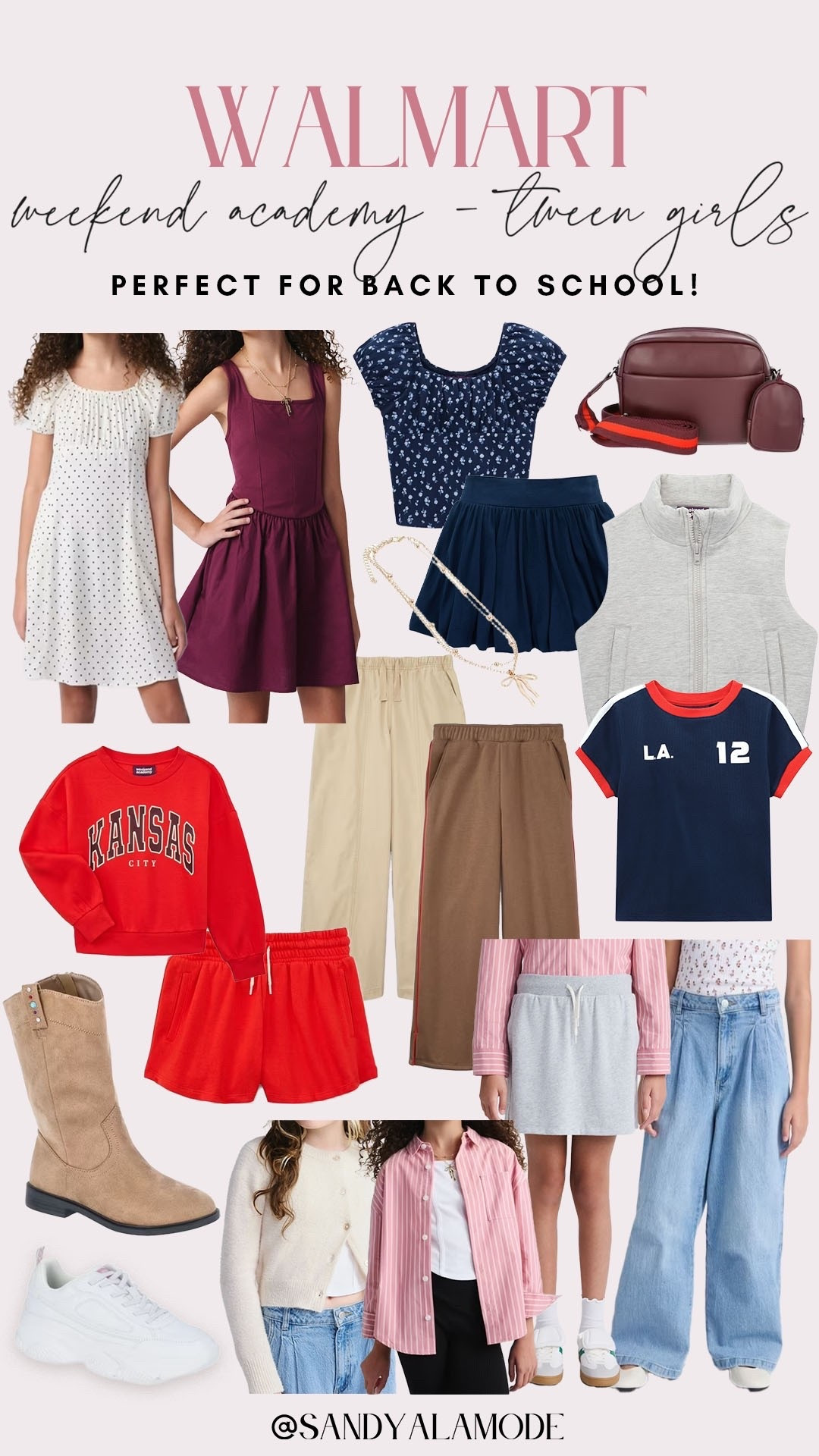 Walmart weekend academy tween girls line. Walmart fashion. Walmart BTS. Walmart kids back to school  

#LTKFindsUnder50 #LTKKids #LTKSeasonal