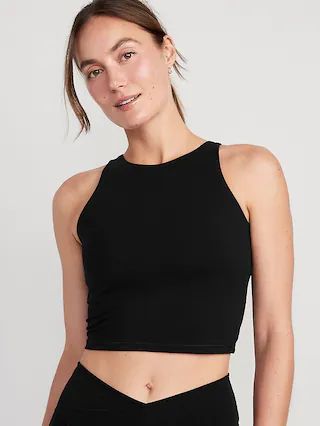 Light Support PowerChill Longline Sports Bra | Old Navy (US)