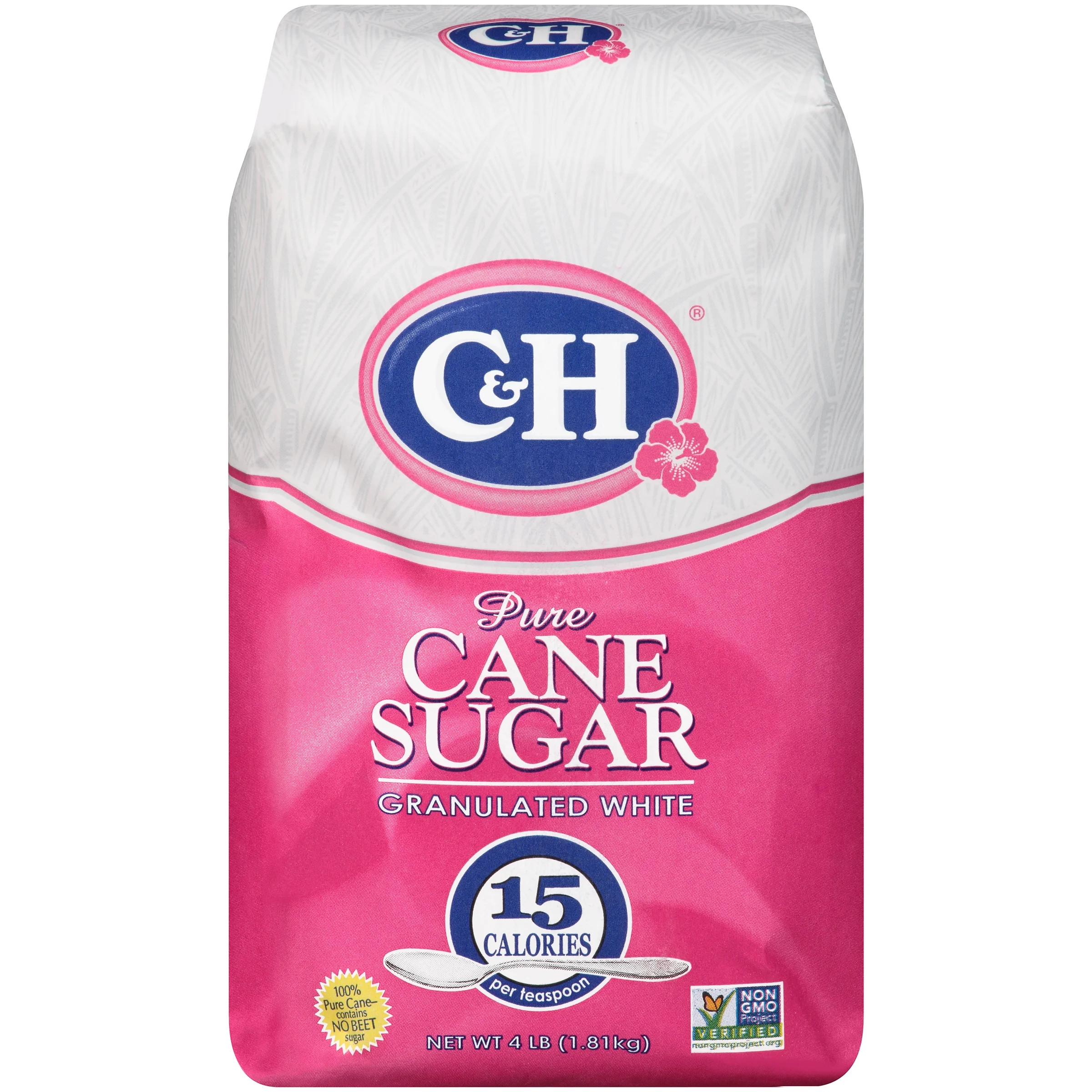 C & H Pure Granulated White Cane Sugar, 4 lb | Walmart (US)