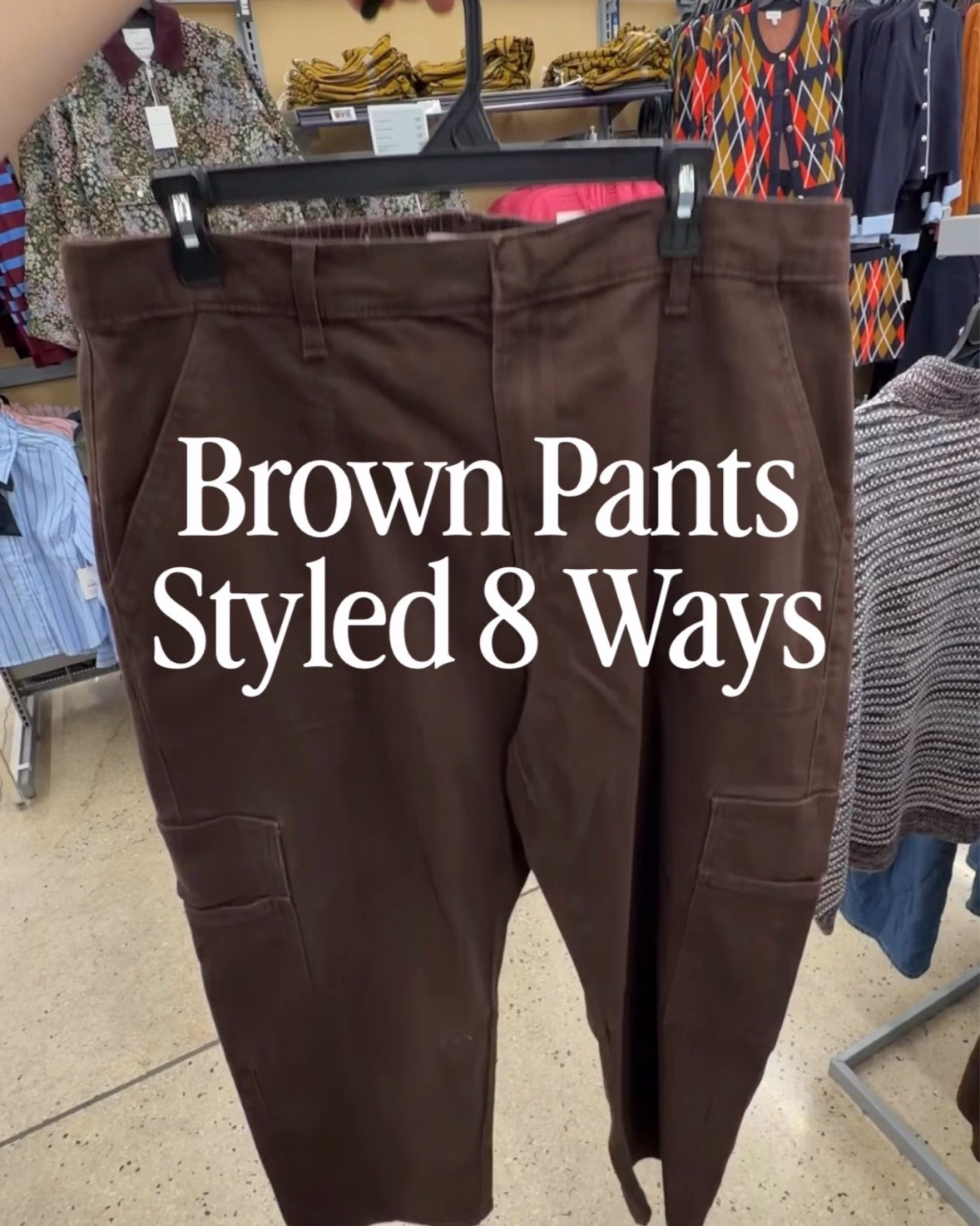 Chocolate brown pants styled 8 ways 🤎 This trending fall color is so versatile—from polished workwear to casual weekend looks—all with affordable Walmart finds!