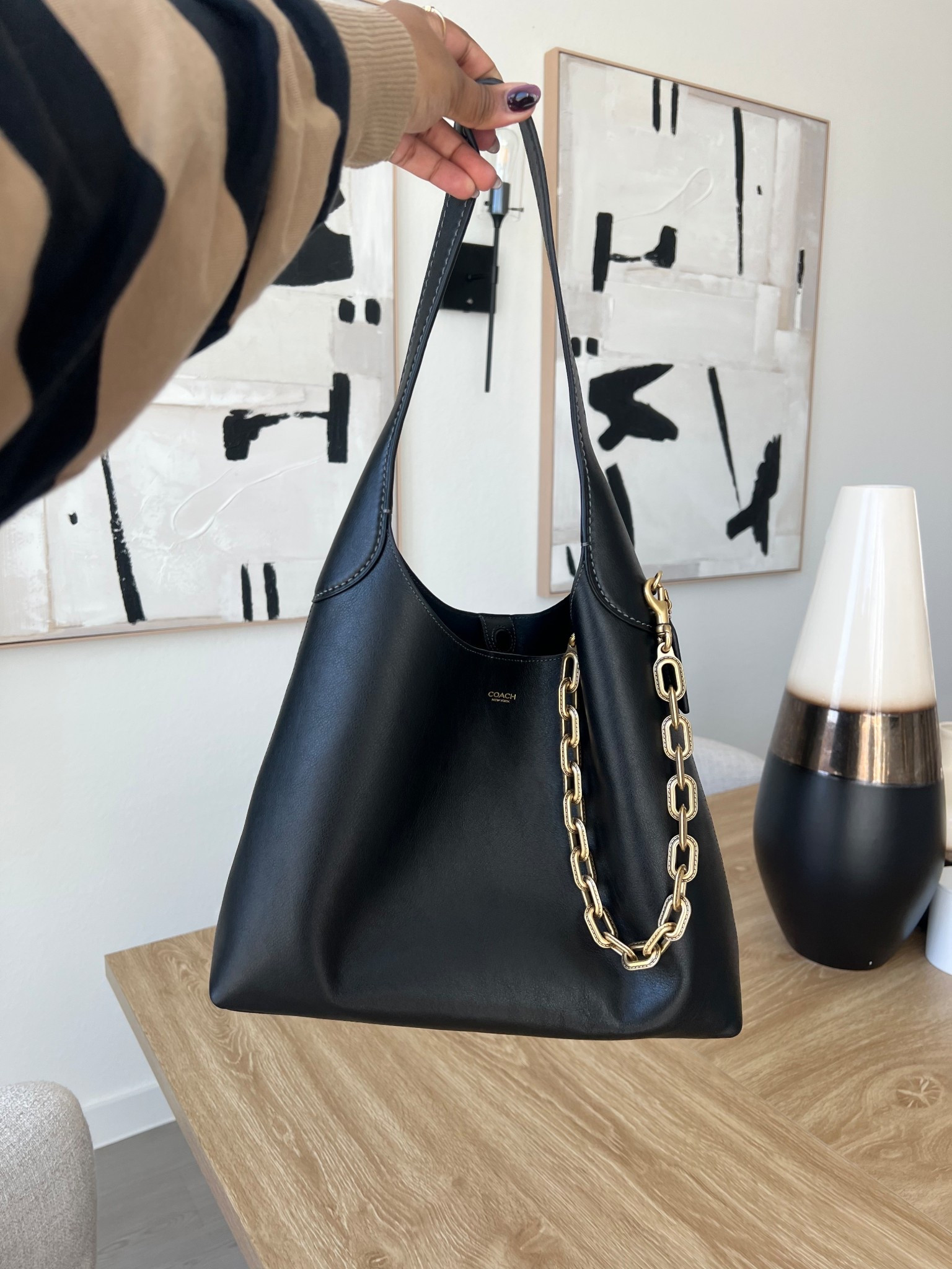 My #coach Brooklyn 34 has arrived! The perfect size in between the 28 and the 39