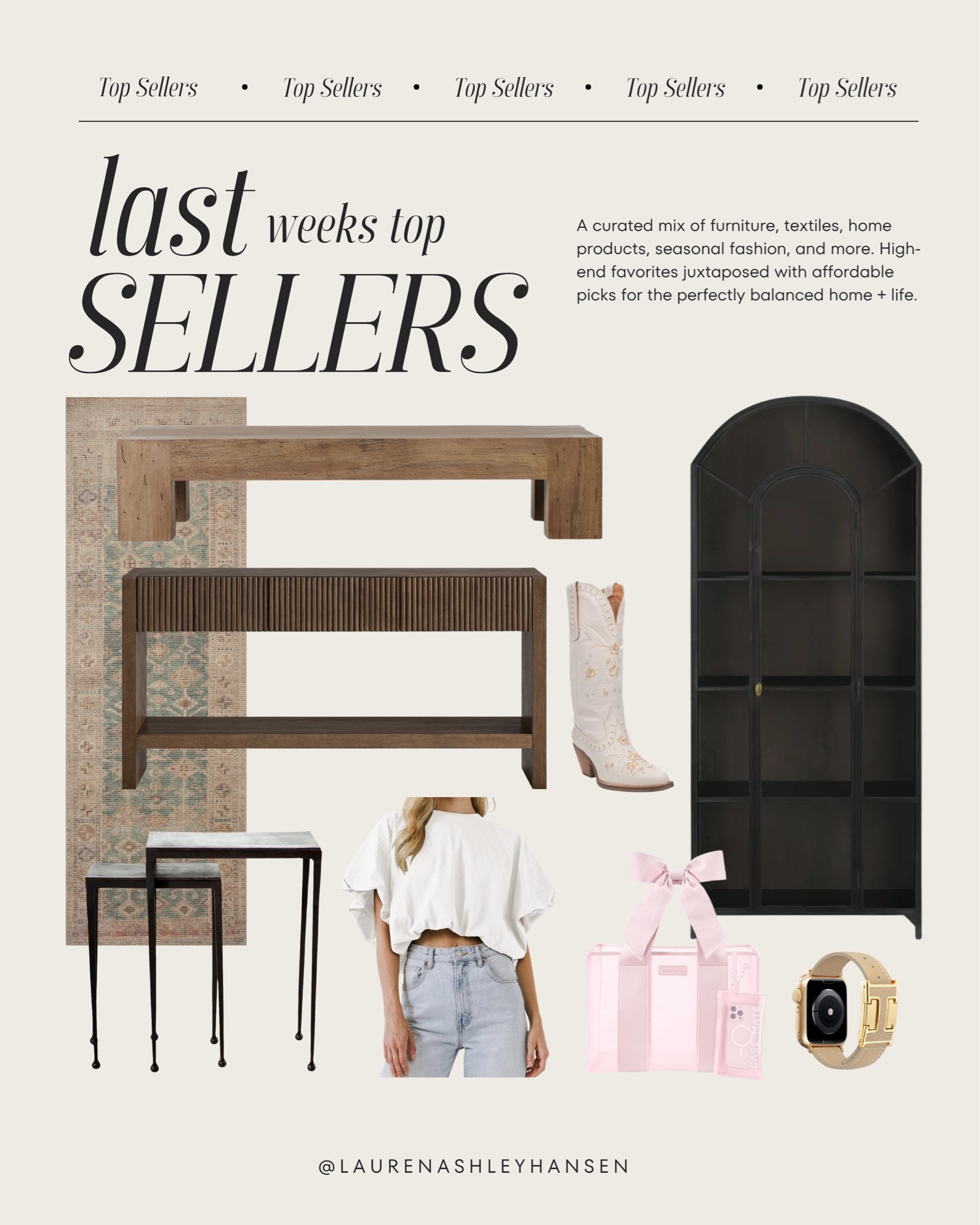 A curated mix of furniture, textiles, home products, seasonal fashion, and more. High-end favorites juxtaposed with affordable picks for the perfectly balanced home + life.

#LTKHome #LTKootd