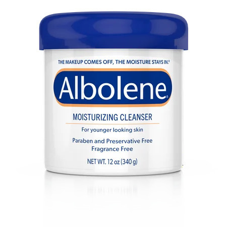 Albolene Moisturizing Cleanser -Makeup Remover-Facial and Moisturizer Fragrance Free 12.0 oz | Walmart (US)