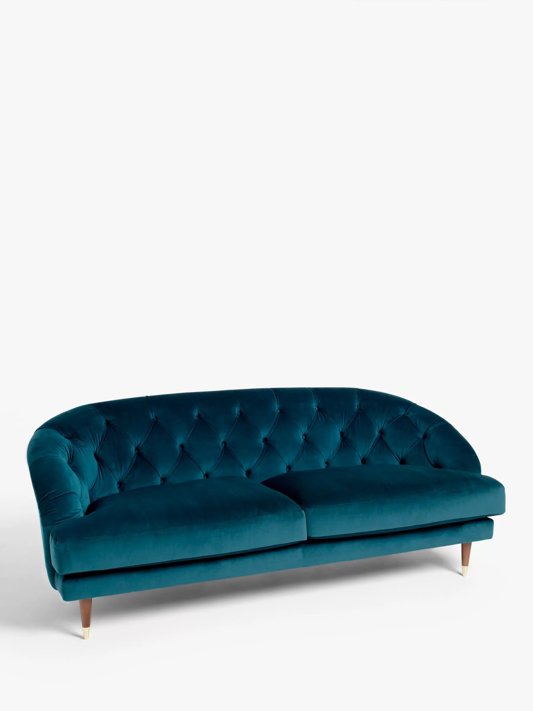 John Lewis & Partners + Swoon Radley Medium 2 Seater Sofa, Wildwood Green Velvet | John Lewis (UK)
