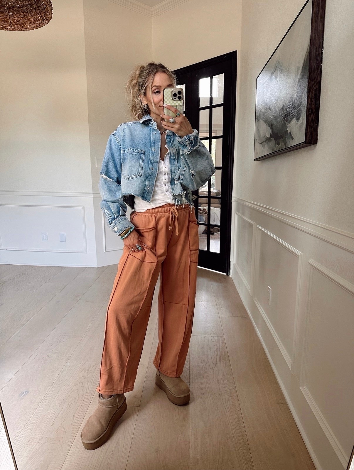 Some of the best Free People look for less pants on Amazon! Aaannnd my favorite denim jacket that just RESTOCKED! Grab it before it sells out again! 🤭

#LTKgrwm #LTKootd #LTKmomlife