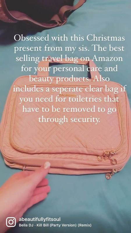 I absolutely love this BAGSMART travel toiletry bag from Amazon. It stores all my toiletries and makeup, keeps it organized and is so easy to see and access everything you brought. So functional! Hanging toiletry bag, makeup bag, makeup organizer.

#LTKitbag #LTKtravel #LTKbeauty