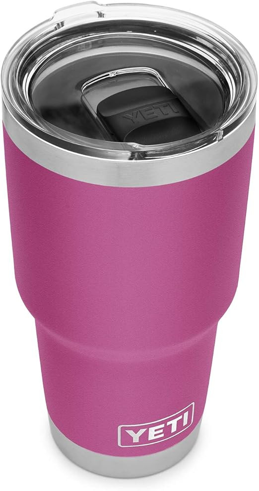 YETI Rambler 30 oz Tumbler, Stainless Steel, Vacuum Insulated with MagSlider Lid, Prickly Pear | Amazon (US)