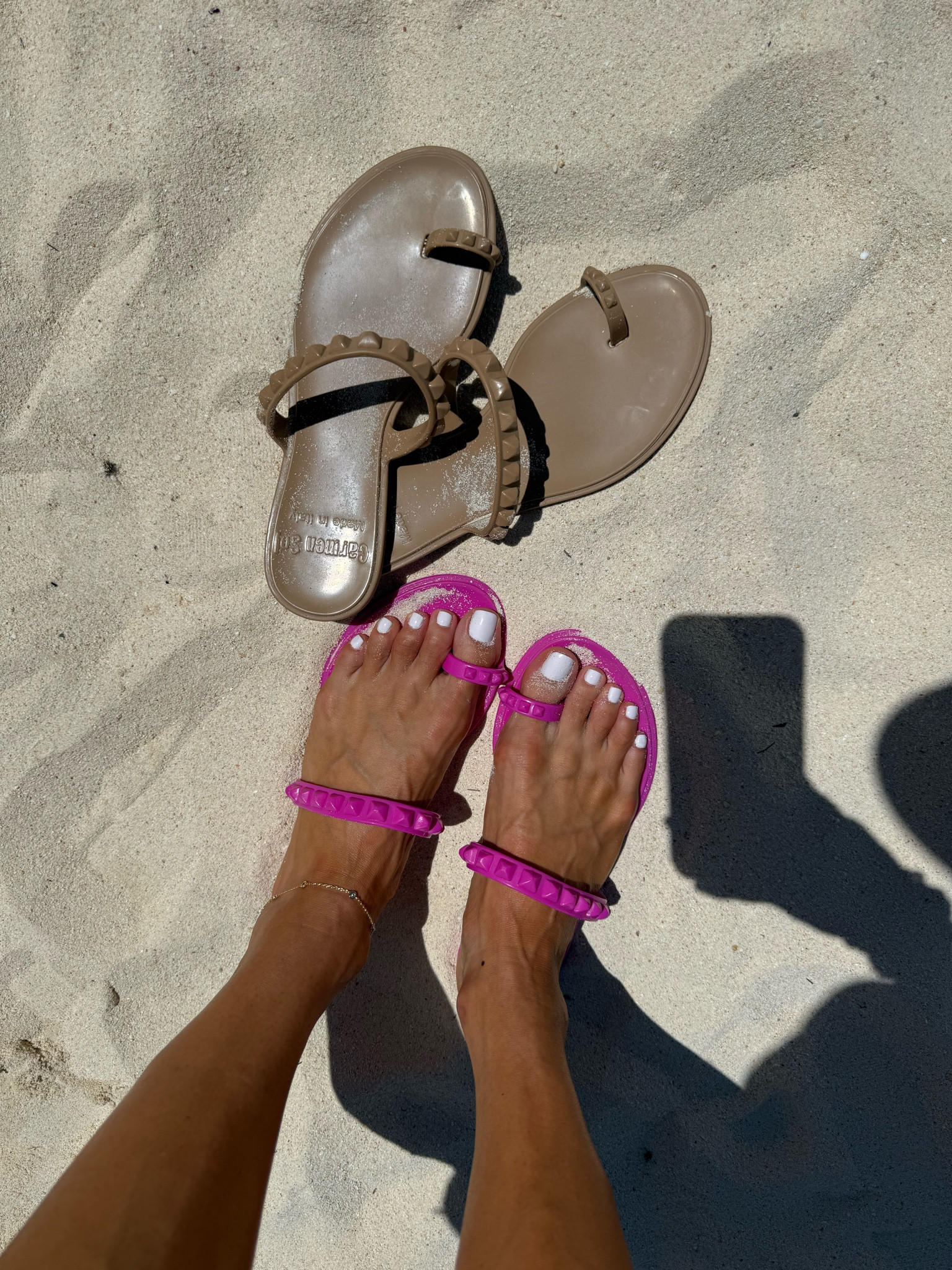 Trust me you’ll live these jelly sandals I have had for years cry and last