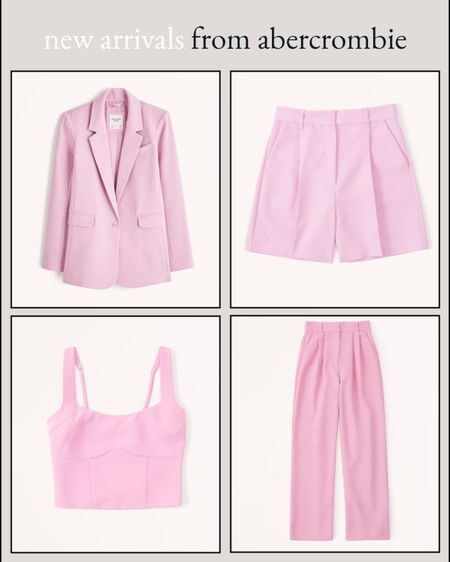 abercrombie new arrivals -
matching set, blazers, trousers, tailored shorts, spring outfits

#LTKFind #LTKunder100