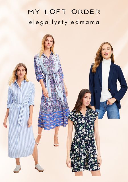 My order from Loft! Everything is 40% off plus an extra 20% off dresses AND free shipping! 

Spring outfit, spring dress, work outfit  

#LTKfindsunder100 #LTKworkwear #LTKsalealert