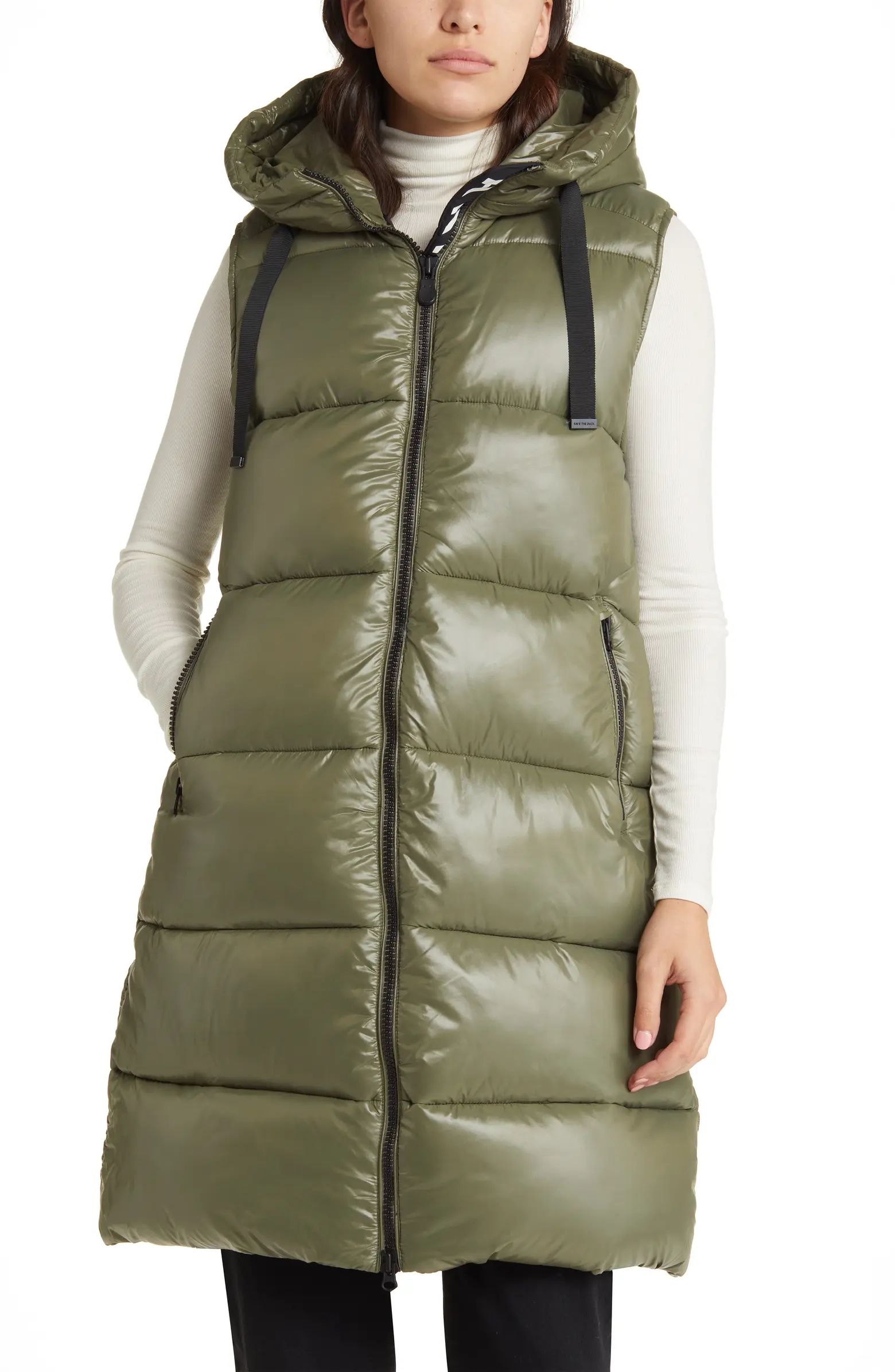 Save The Duck Iria Quilted Nylon Hooded Vest | Nordstrom | Nordstrom