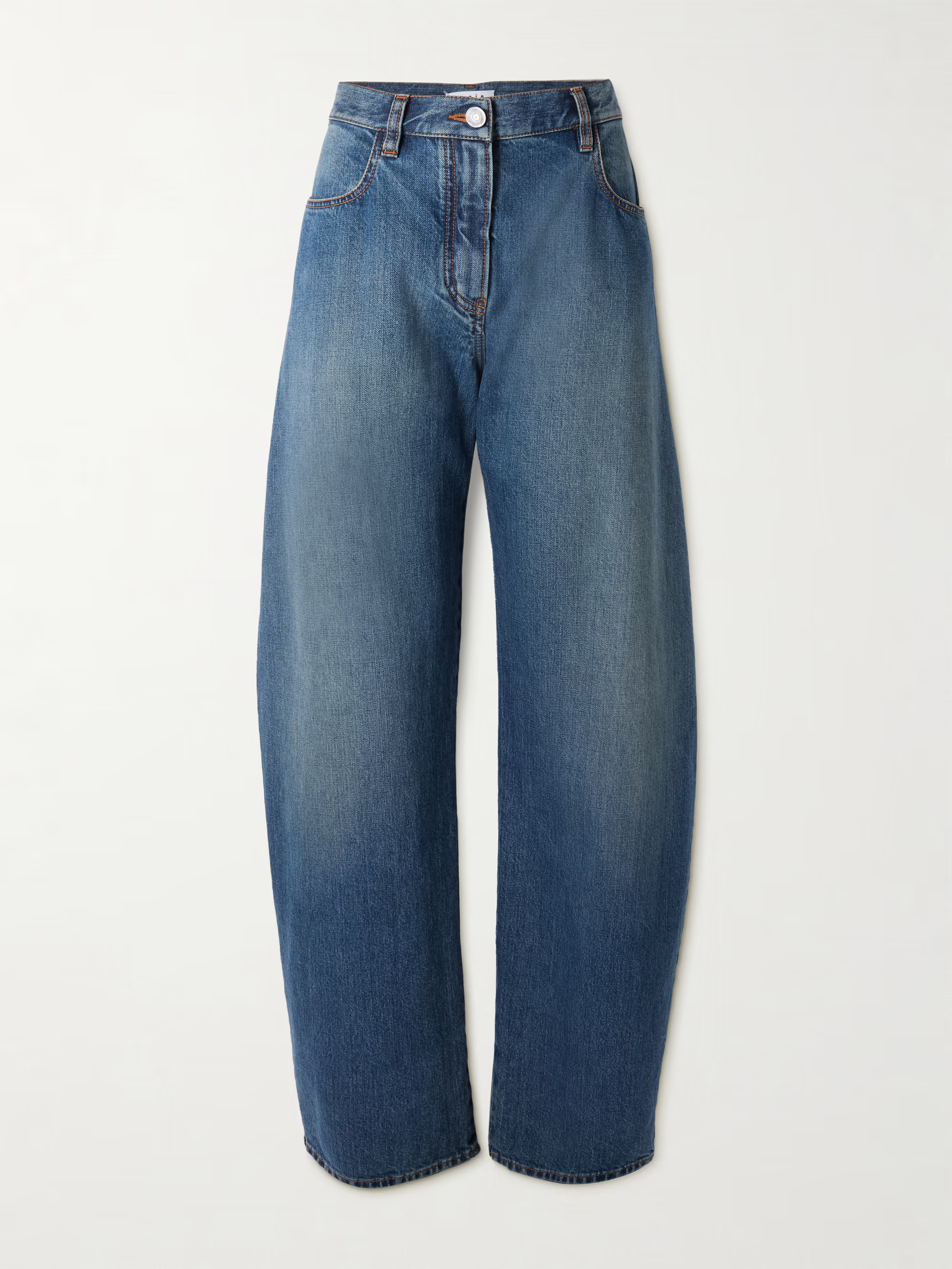 Low-rise barrel-leg jeans | NET-A-PORTER (UK & EU)