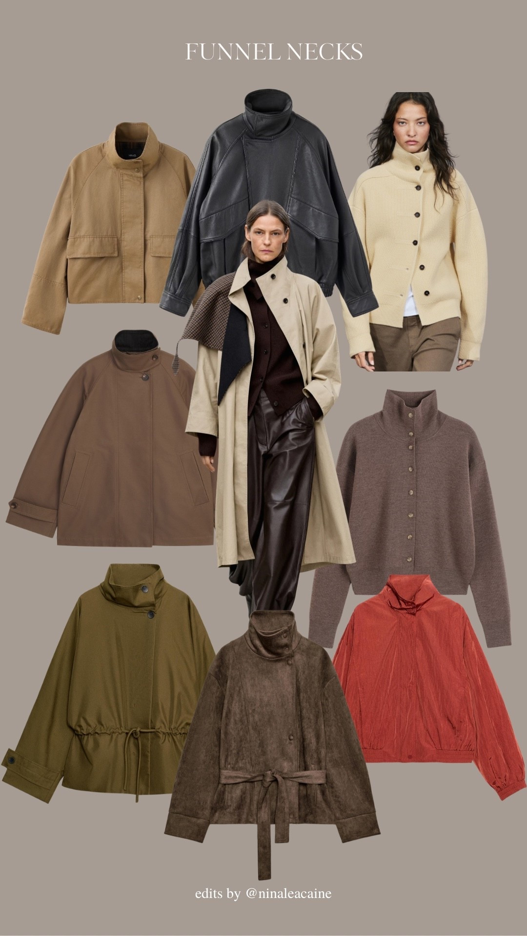 Trend edits - funnel necks